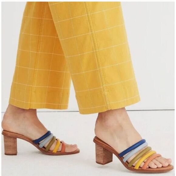 Madewell Rainbow The Addie Mules Size 6.5 - Picture 1 of 7